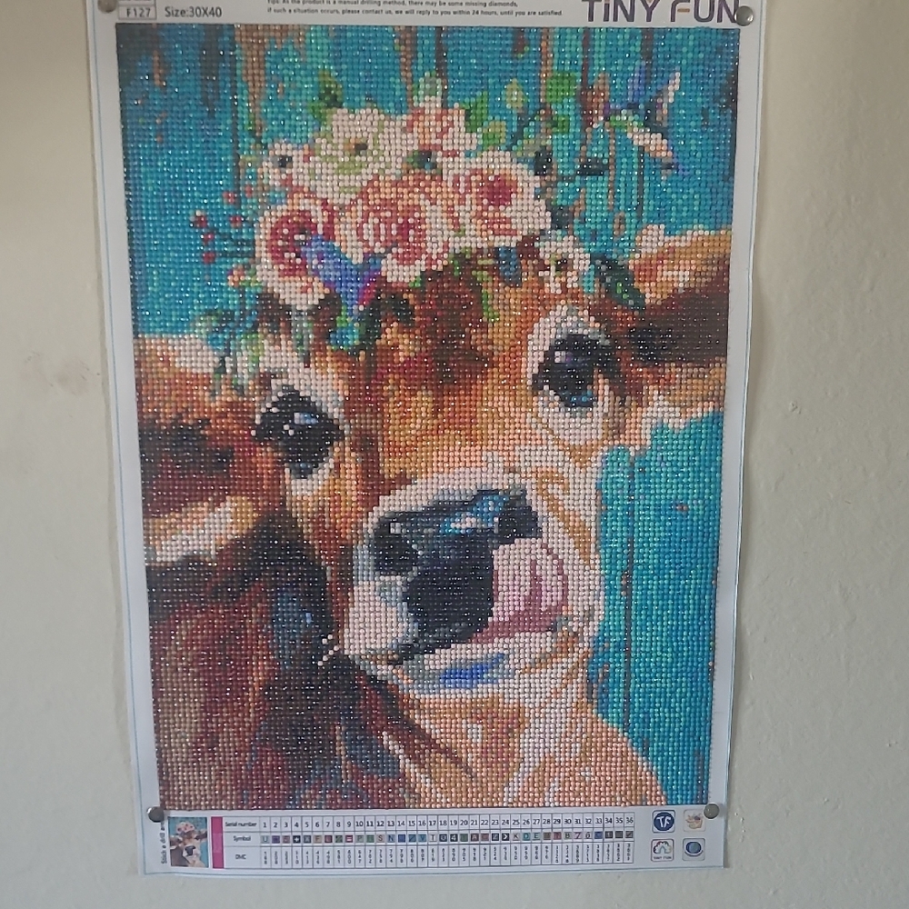Colorful Cow Diamond Painting